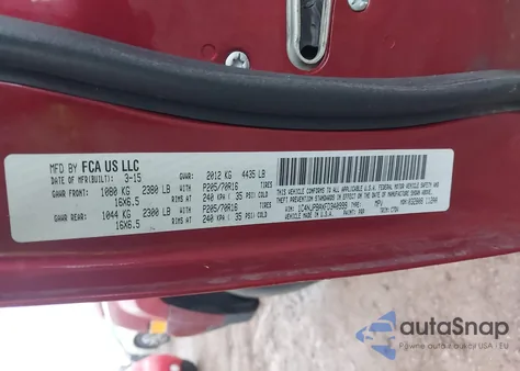 2015 Jeep Patriot Sport из США, поврежденный, VIN 1C4NJPBAXFD340999